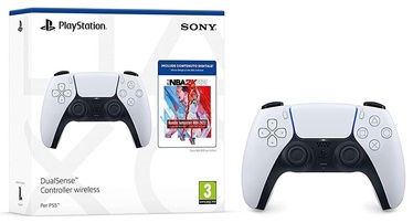Игровой контроллер Sony DualSense + NBA 2K22 Jumpstart Bundle Voucher