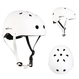 Шлем Nils Extreme MTW001, S (52-56 см), белый