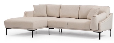 Stūra dīvāns Hanah Home Leo 560ARE1174, krēmkrāsa, kreisais, 150 x 255 cm x 65 cm