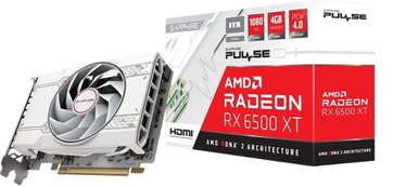 Videokaart Sapphire Radeon RX 6500 XT ITX Pure OC 11314-04-20G, 4 GB, GDDR6