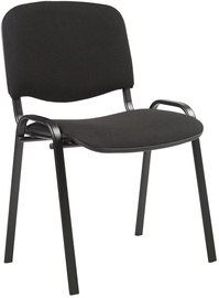 Apmeklētāju krēsls Home4you Iso 633040, melna/tumši pelēka, 42.5 cm x 55 cm x 82 cm