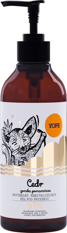 Dušas želeja Yope Cedar And Bitter Orange, 400 ml