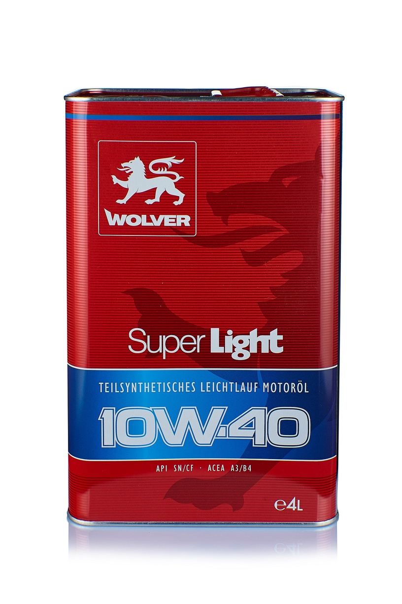 Auto mootoriõli Wolver 10W - 40, sünteetiline, 4 l