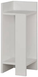 Naktinis staliukas Kalune Design Elos Left 855DTE3505, baltas, 27 x 25 cm x 60 cm