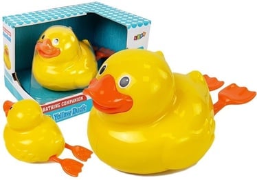Mänguloom LEAN Toys Bathing Companion Yellow Duck, kollane