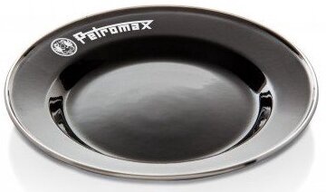 Тарелка Petromax Enamel Plates, емалированная сталь, 225 мм, черный, 2 шт.