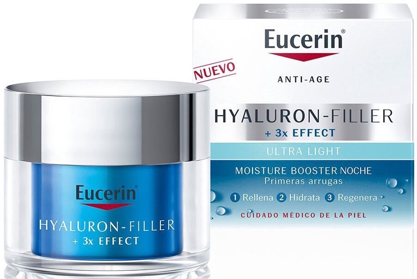 Nakts krēms Eucerin Hyaluron-Filler +3x Effect, 50 ml, sievietēm