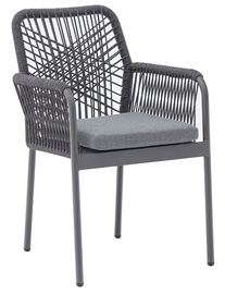 Садовый стул Home4you Hela, серый, 60 см x 57 см x 89 см