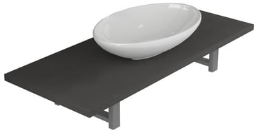 Комплект мебели для ванной VLX 279350, белый/серый, 40 x 90 см x 16.3 см
