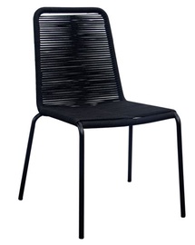 Садовый стул Domoletti, черный, 62 см x 56 см x 86 см