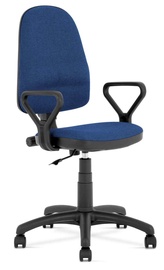 Офисный стул Bravo C-6, 59 x 56 x 96 - 108 см, черный/темно-синий