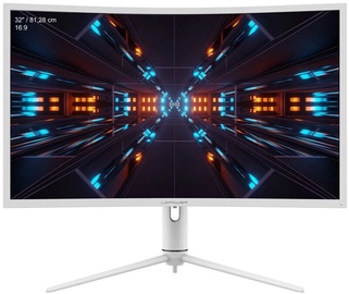 Monitor LC-Power LC-M32-QHD-165-C, valge, 32" (kahjustatud pakend)