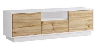 ТВ стол Kalune Design LV3, коричневый/белый, 355 мм x 1400 мм x 425 мм