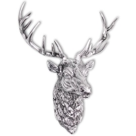 Декорация VLX Deer Head 243487, 32 см, алюминий, серебристый