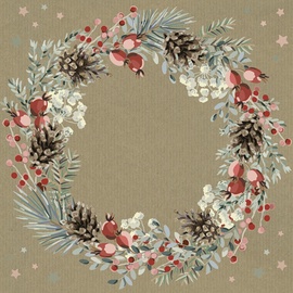 Pabersalvrätikud Daisy, 330 mm x 330 mm, mitmevärviline, 20 tk