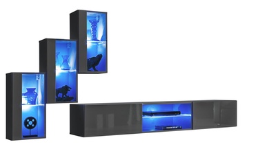 Sektsioonkapp ASM Switch XXII, grafiit, 210 cm x 120 cm x 40 cm