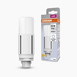 Лампочка Osram LED, холодный белый, G24d, 9.5 Вт, 1200 лм
