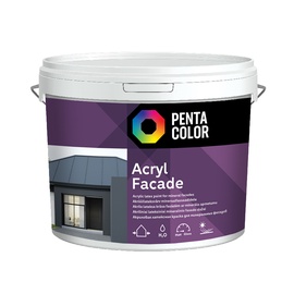 Fasāžu krāsa Pentacolor Acryl Facade, balta, 10 l
