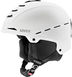 Slēpošanas ķivere Uvex Legend 2.0, balta/melna, 55-59 cm