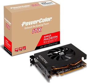 Videokarte PowerColor AMD Radeon RX 6500 XT AXRX 6500XT 4GBD6-DH, 4 GB, GDDR6