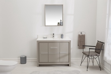 Комплект мебели для ванной Kalune Design Superior 42, серый, 54 см x 105 см x 86 см
