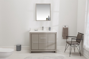 Vannitoa mööblikomplekt Kalune Design Superior 42, hall, 54 cm x 105 cm x 86 cm