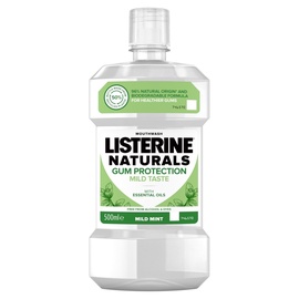 Suuvesi Listerine Naturals Mild Mint, 500 ml