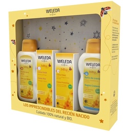 Детский косметический набор Weleda Essential Newborn Set, 525 мл, 4 шт.