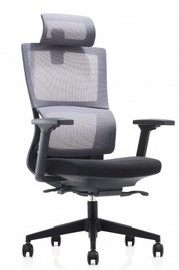 Офисный стул Up Up Geneva, 59.5 x 64 x 117 - 124.5 см, черный