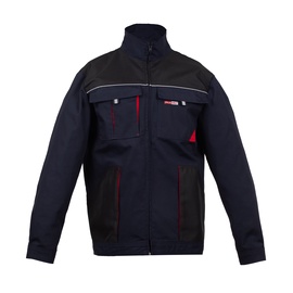 Рабочая куртка мужские Haushalt, синий/черный/красный, хлопок/полиэстер, M размер