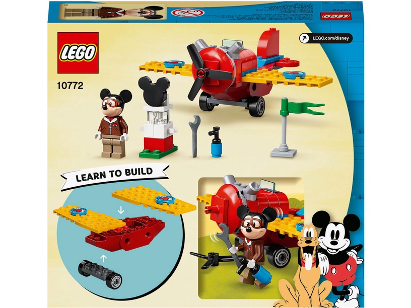 Konstruktor LEGO® | Disney Mickey and Friends Miki Hiire propellerlennuk 10772, 59 tk