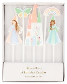 Свеча на день рождения Meri Meri Magical Princess Candles, многоцветный, 5 шт.