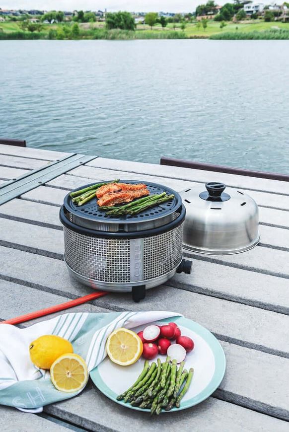 Reisi/pikniku grill Cobb Premier, hõbe, 33 cm
