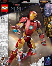 Konstruktors LEGO® Marvel Super Heroes Dzelzs vīra figūra 76206