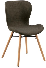 Ēdamistabas krēsls Batilda A1 18251, ozola/haki, 53 cm x 47 cm x 82.5 cm