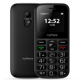 Mobiiltelefon MyPhone Halo A, must, 320MB/32MB