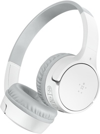 Belaidės ausinės vaikams Belkin SoundForm Mini, balta
