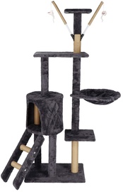 Kaķu skrāpējamais stabs Springos Multi-Level Cat House, 90 cm x 35 cm x 145 cm