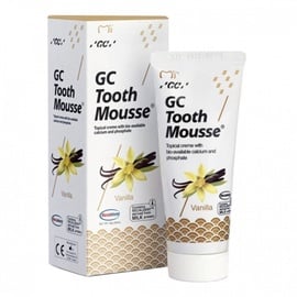 Remineralizējoša zobu pasta bez fluora GC Tooth Mousse Recaldent, vaniļas garša, 35 ml