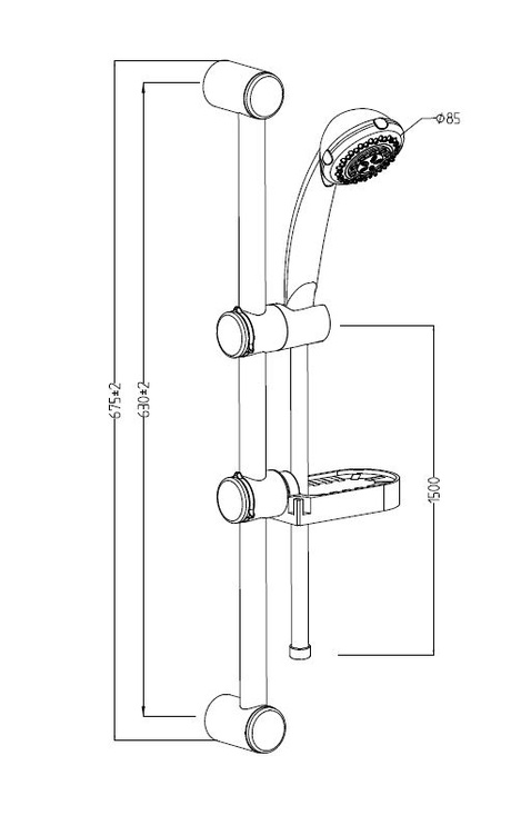 Dušikomplekt Domoletti DX7026-513HYC, roostevaba teras