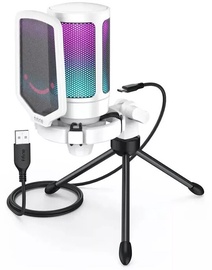 Микрофон Fifine A6V RGB, белый