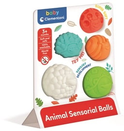 Sensorā bumba Clementoni Baby: Animal Sensorial Ball 17469, daudzkrāsaina