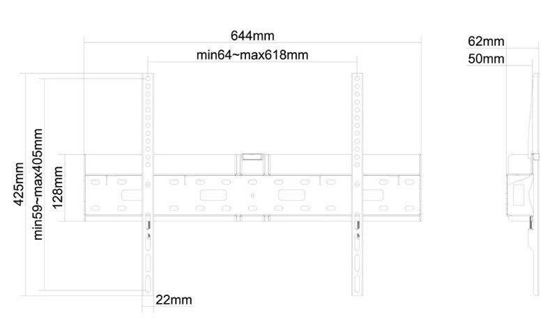Кронштейн для телевизора Neomounts By Newstar LFD-W1640MP, 37-75″, 35 кг