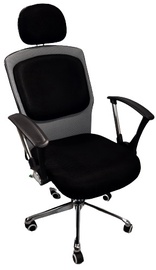 Офисный стул MN A013-2, 50 x 50 x 115 см, черный/серый