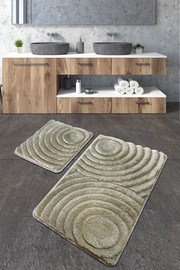 Vannasistabas paklājiņu komplekts Foutastic Wave 359CHL2514, bēša, 100 cm x 60 cm
