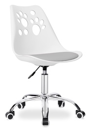 Офисный стул eHokery Grover, 52 x 48 x 84 - 96 см, белый