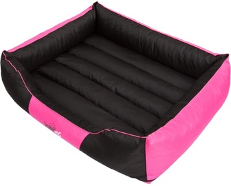 Gyvūno guolis Hobbydog Comfort CORROZ17, juodas/rožinis, L