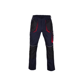 Рабочие штаны мужские Haushalt, синий/черный/красный, хлопок/гребенный полиэстер, L размер