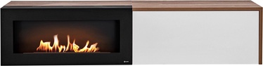 TV-laud ASM Dallas B, valge/tamm, 180 cm x 40 cm x 40 cm