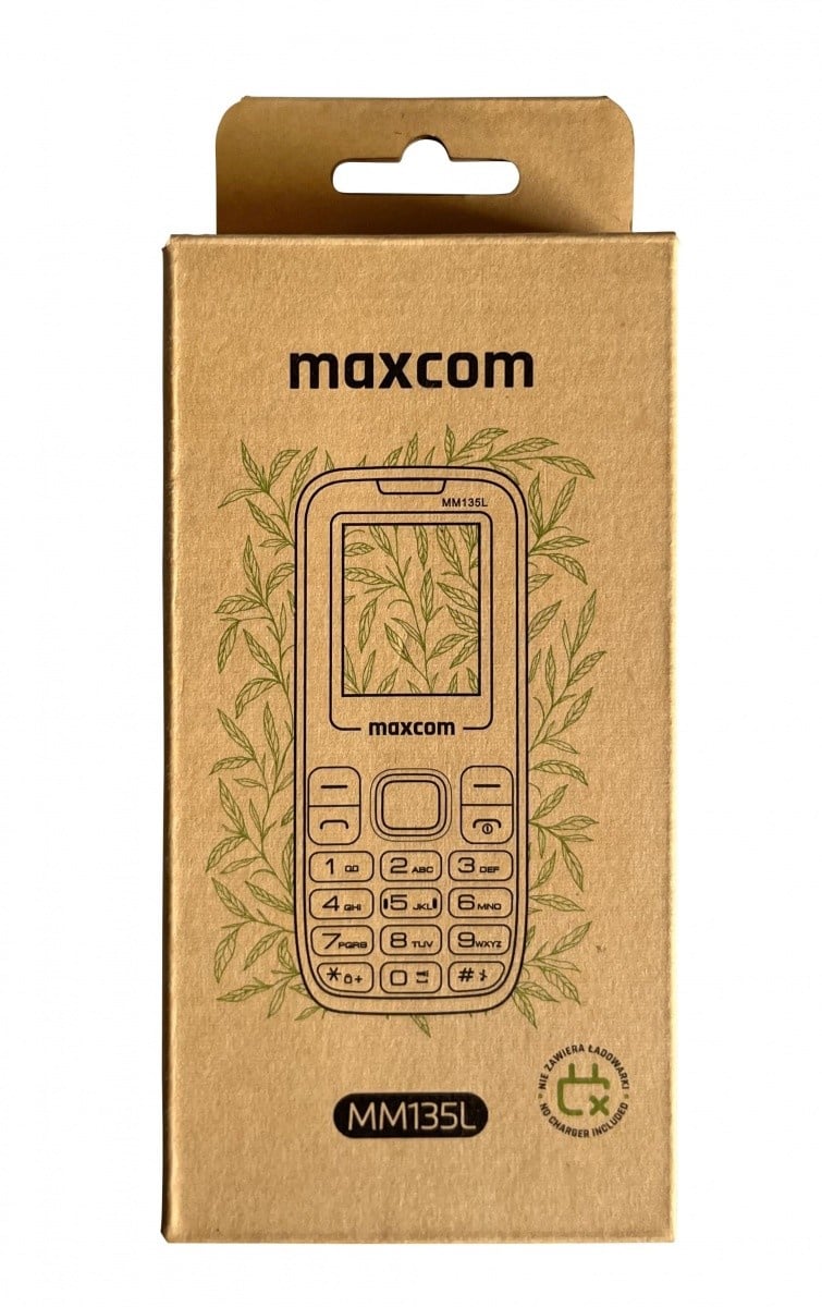 Кнопочный телефон Maxcom MM135, 32 MB, синий/черный - Ksenukai.lv